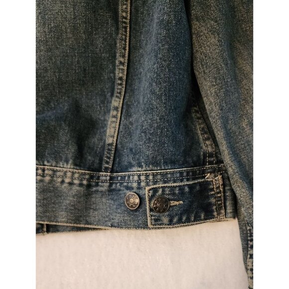 Boulder Trail Outfitters Womens Denim Jacket M/M Medium 100% Cotton Button-Up Cl - Picture 6 of 6